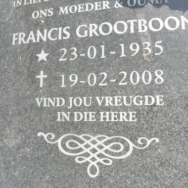GROOTBOOM Francis 1935-2008