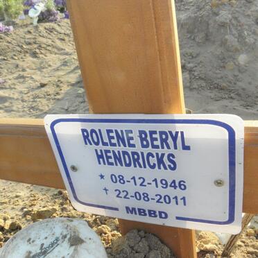 HENDRICKS Rolene Beryl 1946-2011