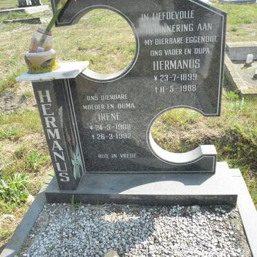 HERMANUS Hermanus 1899-1988 &amp; Irene 1908-1992