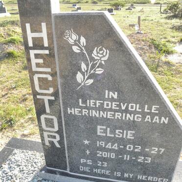 HECTOR Elsie 1944-2010