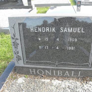 HONIBALL Hendrik Samuel 1909-1981