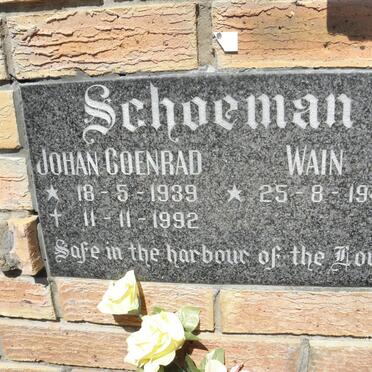 SCHOEMAN Johan Coenrad 1939-1992 &amp; Wain 1940-