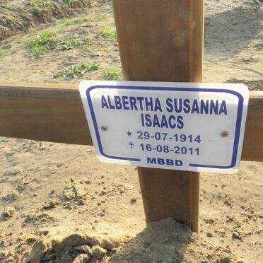 ISAACS Albertha Susanna 1914-2011
