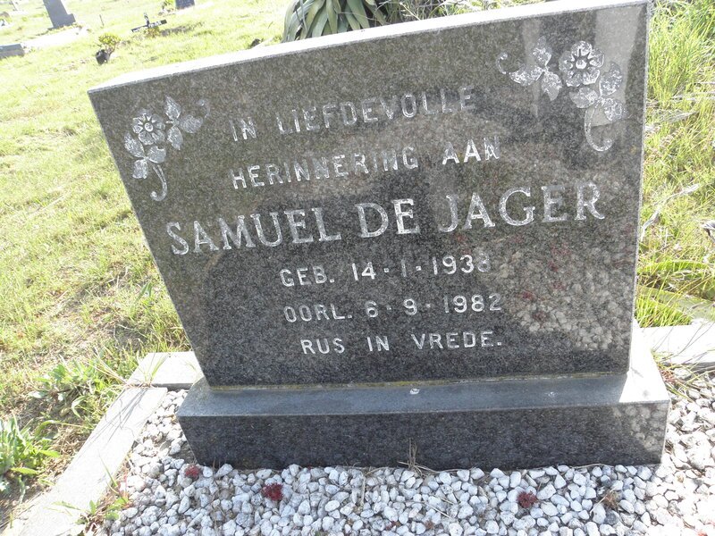 JAGER Samuel, de 1938-1982