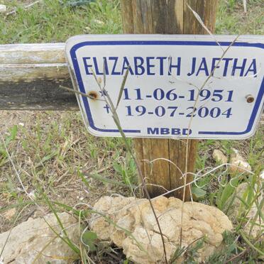 JAFTHA Elizabeth 1951-2004