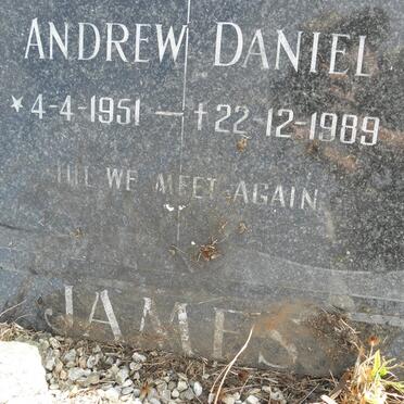 JAMES Andrew Daniel 1951-1989