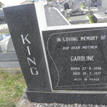 KING Caroline 1896-1971