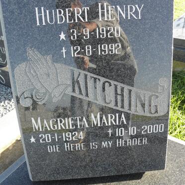 KITCHING Hubert Henry 1920-1992 &amp; Magrieta Maria 1924-2000