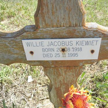 KIEWIET Willie Jacobus 1918-1995