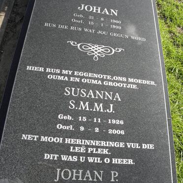KOEN Johan P. 1927-2006 &amp; Susanna S.M.M.J. 1926-2006 :: KOEN Johan 1960-1999
