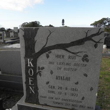 KOEN Riatjie 1951-1973