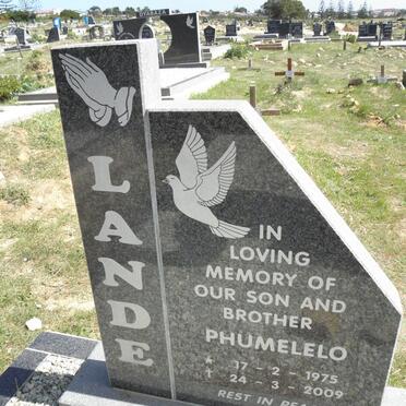 LANDE Phumelelo 1975-2009