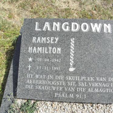 LANGDOWN Ramsey Hamilton 1942-1995
