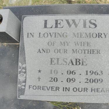 LEWIS Elsabé 1963-2009