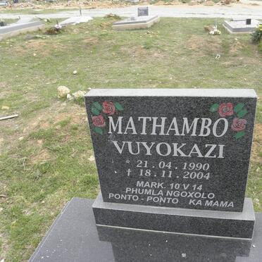 MATHAMBO Vuyokazi 1990-2004