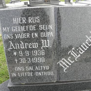 McLAUCHLAN Andrew W. 1936-1990