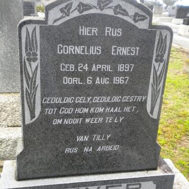 MEYER Cornelius Ernest 1897-1967