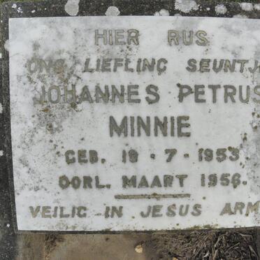 MINNIE Johannes Petrus 1953-1956