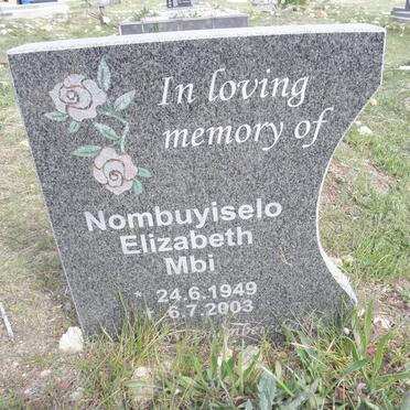 MBI Nombuyiselo Elizabeth 1949-2003