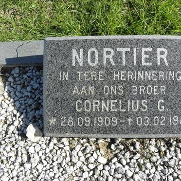 NORTIER Cornelius G. 1909-1989