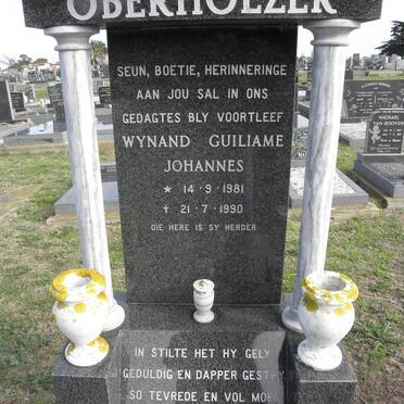 OBERHOLZER Wynand Guiliame Johannes 1981-1990