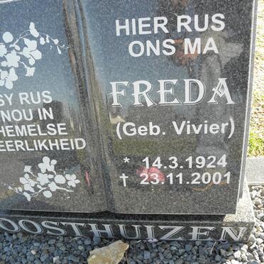 OOSTHUIZEN Freda  nee VIVIER 1924-2001
