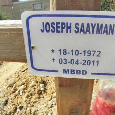 SAAYMAN Joseph 1972-2011