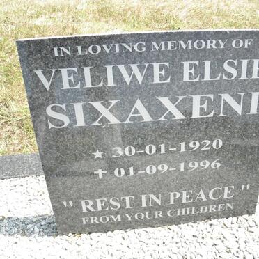 SIXAXENI Veliwe Elsie 1920-1996