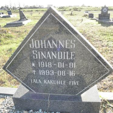 SINANDILE Johannes 1918-1993
