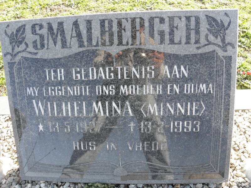 SMALBERGER Wilhelmina 1927-1993