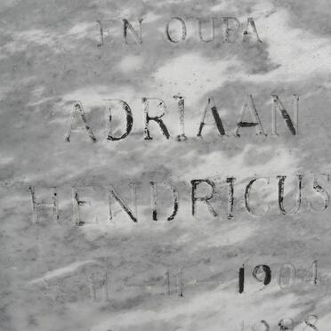 STANDER Adriaan Hendricus 1904-1988 &amp; Wilhelmina Isobel 1912-1984