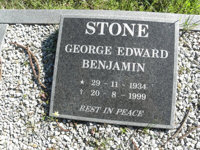 STONE George Edward Benjamin 1934-1999