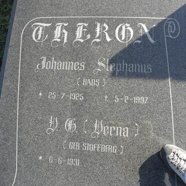THERON Johannes Stephanus 1925-1997 &amp; V.G. STOFFBERG 1931-