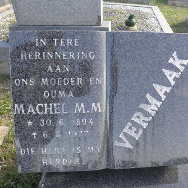 VERMAAK Machel M.M. 1894-1977