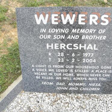 WEWERS Hercshal 1977-2004
