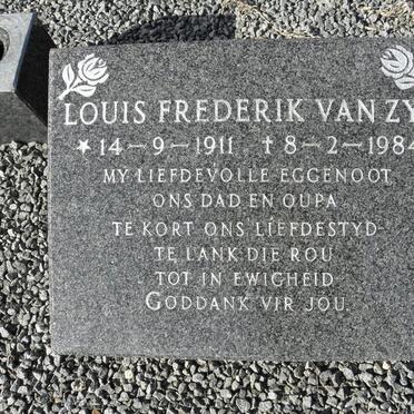 ZYL Louis Frederik, van 1911-1984