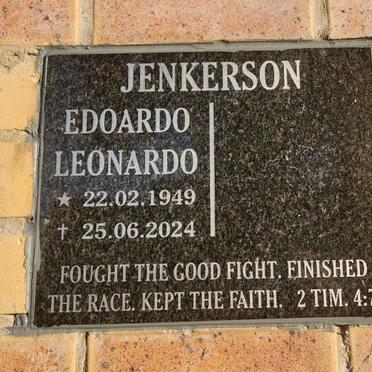 JENKERSON Edoardo Leonardo 1949-2024