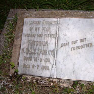 BALL Frederick H. 1911-1953