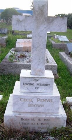 BROWN Cecil Penvil 1921-1968