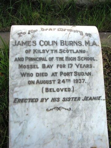 BURNS James Colin -1937