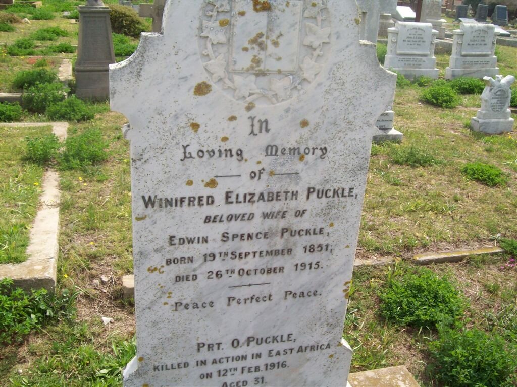 PUCKLE Winifred Elizabeth 1851-1915 :: PUCKLE O. -1916