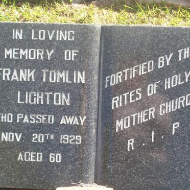 LIGHTON Frank Tomlin -1929