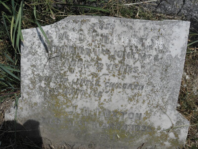 LUXTON Claud F.H. -1898 :: LUXTON W.J.H. -1936