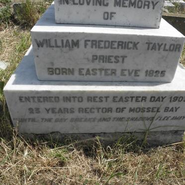 TAYLOR William Frederick 1825-1903
