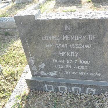 DODD Henry 1880-1966