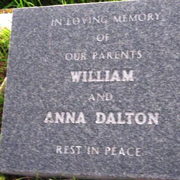DALTON William &amp; Anna