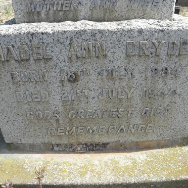 DRYDEN Mabel Ann 1884-1944