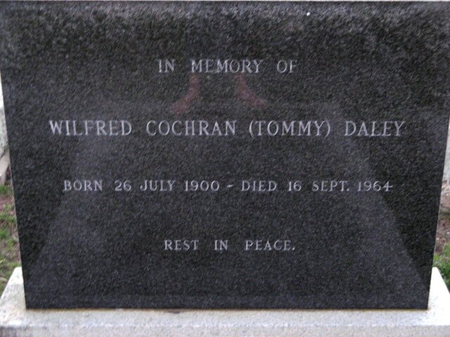 DALEY Wilfred Cochran 1900-1964