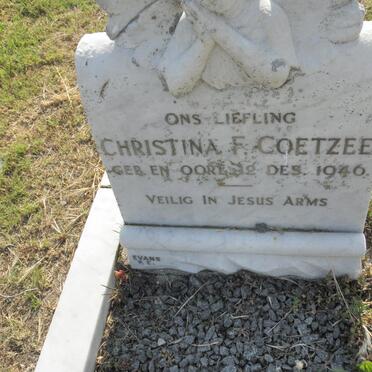 COETZEE Christina F. -1946