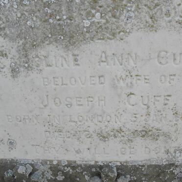 CUFF Caroline Ann 1828-1915